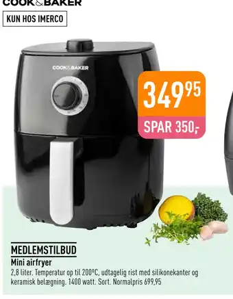 Imerco Mini airfryer tilbud