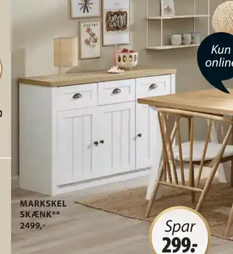 JYSK MARKSKEL SKÆNK tilbud