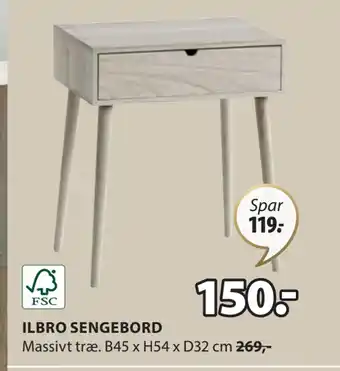 JYSK ILBRO SENGEBORD tilbud