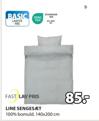 JYSK LINE SENGESÆT tilbud