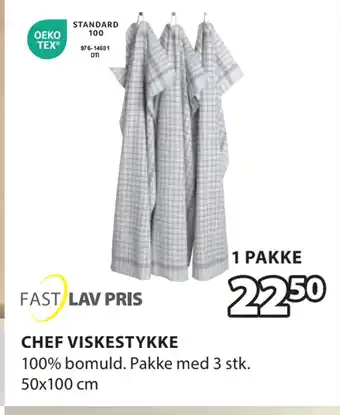 JYSK CHEF VISKESTYKKE tilbud