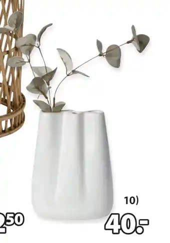 JYSK CARLO VASE tilbud