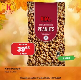 Købmandsgården Kims Peanuts tilbud