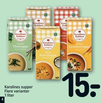 REMA 1000 Karolines supper tilbud