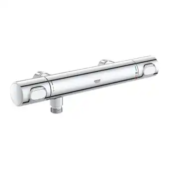 Bauhaus Grohe brusetermostat Precision Flow krom tilbud