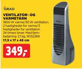 jem & fix VENTILATOR- OG VARMETÅRN tilbud