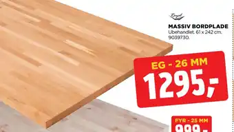 jem & fix MASSIV BORDPLADE tilbud