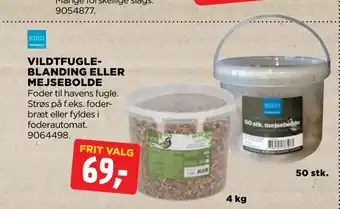 jem & fix VILDTFUGLEBLANDING ELLER MEJSEBOLDE tilbud