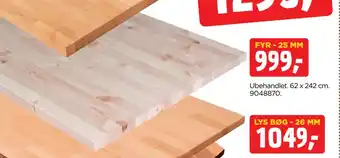 jem & fix MASSIV BORDPLADE tilbud
