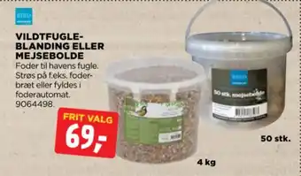 jem & fix VILDTFUGLE-BLANDING ELLER MEJSEBOLDE tilbud