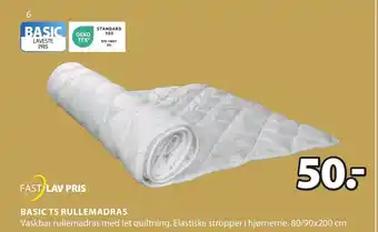 JYSK BASIC T5 RULLEMADRAS tilbud