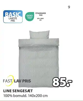 JYSK LINE SENGESÆT tilbud