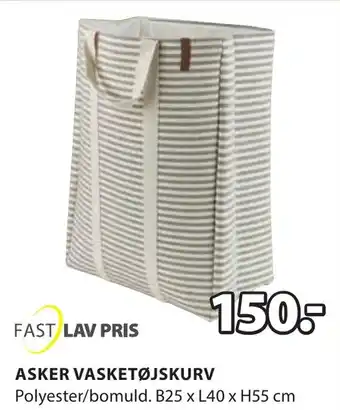 JYSK ASKER VASKETØJSKURV tilbud