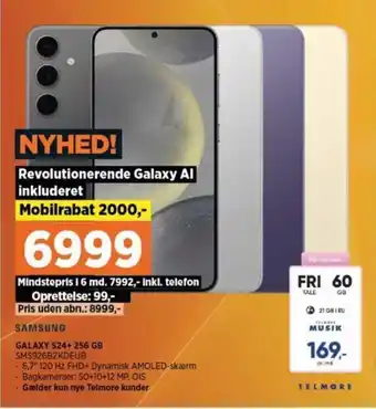 Power GALAXY S24+ 256 GB tilbud