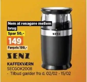 Power KAFFEKVÆRN SECGOK2008 tilbud