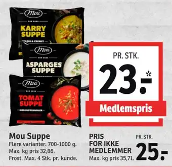 SPAR Mou Suppe tilbud