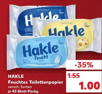 Kaufland HAKLE Feuchtes Toilettenpapier tilbud