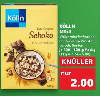 Kaufland KÖLLN Müsli tilbud