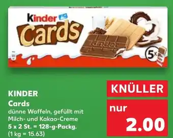 Kaufland KINDER Cards tilbud