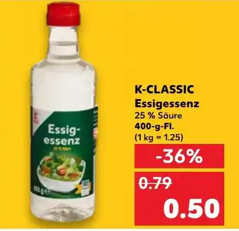 Kaufland K-CLASSIC Essigessenz tilbud