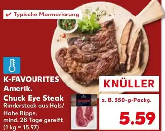 Kaufland DE K-FAVOURITES Amerik. Chuck Eye Steak tilbud