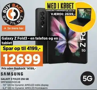 Power Samsung Galaxy Z Fold3 256 Gb tilbud