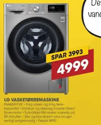 Punkt1 LG Vasketørremaskine tilbud