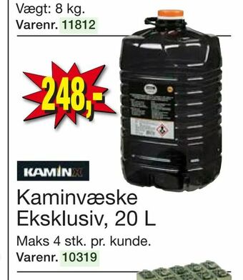 Kaminvæske Eksklusiv, 20 L