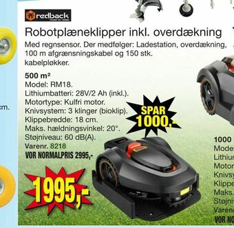 Harald Nyborg Robotplæneklipper inkl. overdækning tilbud