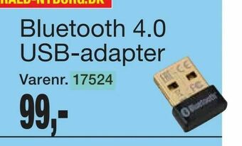 Harald Nyborg Bluetooth 4,0 USB-adapter tilbud