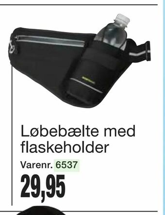 Løbebælte med flaskeholder
