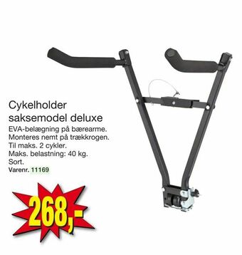 Harald Nyborg Cykelholder saksemodel deluxe tilbud