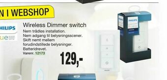 Harald Nyborg Wireless Dimmer switch tilbud