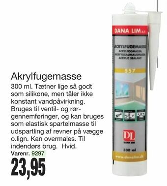 Harald Nyborg Akrylfugemasse tilbud