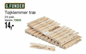 Harald Nyborg Tøjklemmer træ tilbud