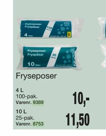 Harald Nyborg Fryseposer tilbud