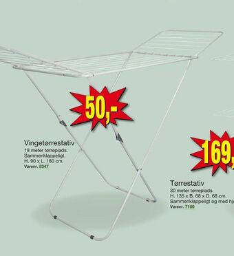 Harald Nyborg Vingetørrestativ tilbud