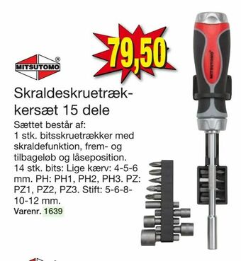 Skraldeskruetrækkersæt