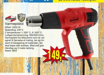Harald Nyborg Varmepistol tilbud