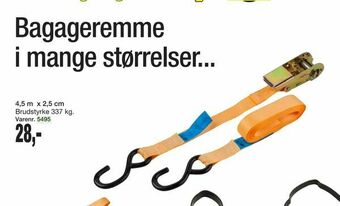 Harald Nyborg Bagageremme i mange størrelser tilbud