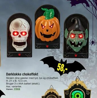 Harald Nyborg Dørklokke chokeffekt tilbud