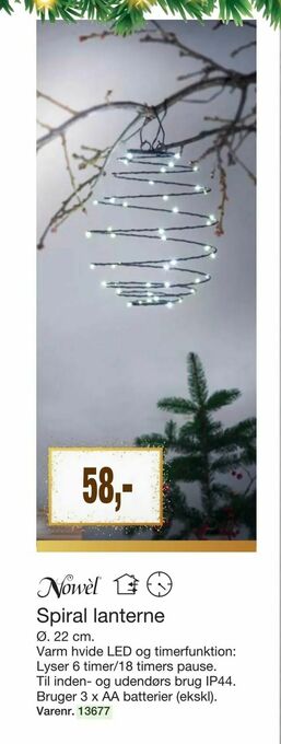 Harald Nyborg Spiral lanterne tilbud