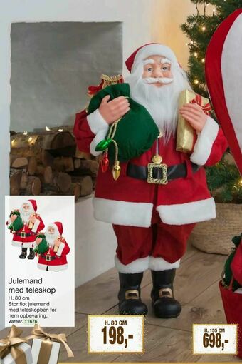 Harald Nyborg Julemand med teleskop tilbud