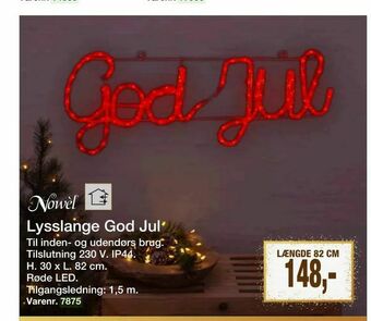 Harald Nyborg Lysslange God Jul tilbud