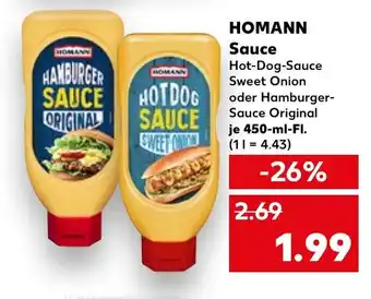 Kaufland HOMANN Sauce tilbud