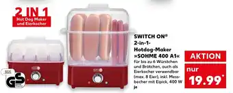 Kaufland SWITCH ONⓇ 2-in-1- Hotdog-Maker »SOHME 400 A1< tilbud