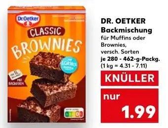 Kaufland DR. OETKER Backmischung tilbud