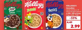 Kaufland KELLOGG'S Cerealien tilbud