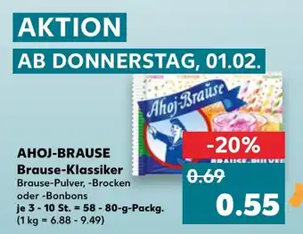 Kaufland AHOJ-BRAUSE Brause-Klassiker tilbud