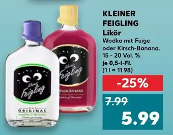 Kaufland KLEINER FEIGLING Likör tilbud